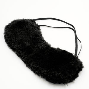 Furry Leather Blindfold